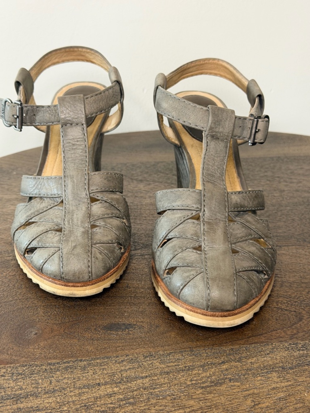 Frye Maye Fisherman Wedge Sandals